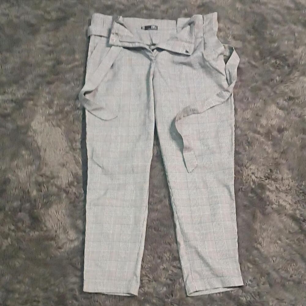 Los-angeles-apparel Women's Grey and Blue Trousers